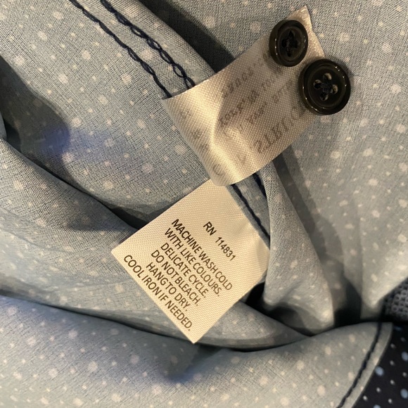 New with tags! Construct Men’s Microdot Short-Sleeve Button Down Shirt - Picture 7 of 9